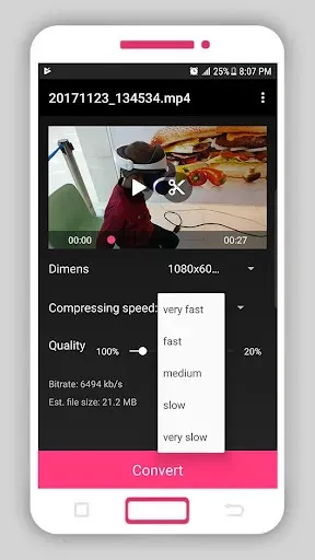 Скриншот 4 — Smart Video Compressor resizer