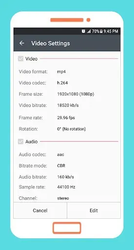 Скриншот 3 — To mp4 3gp webm Video Converte