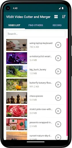 Скриншот 2 — VEdit Video Cutter and Merger