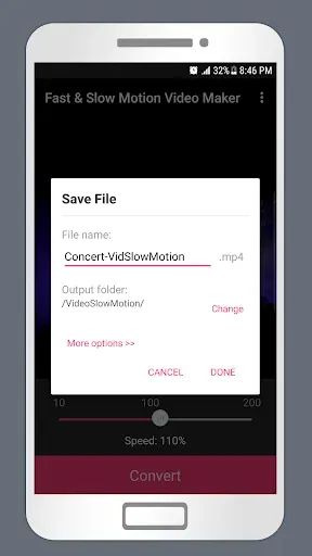 Скриншот 3 — Fast & Slow Motion Video Maker
