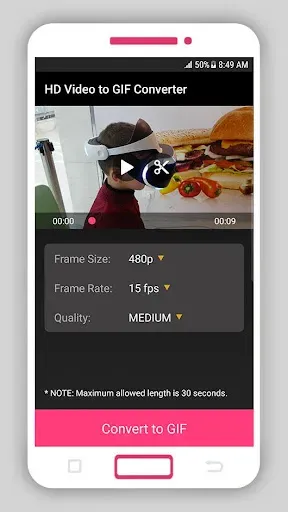 Скриншот 3 — HD Video to GIF Converter