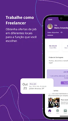 Скриншот 1 — Closeer | Trabalho freelancer