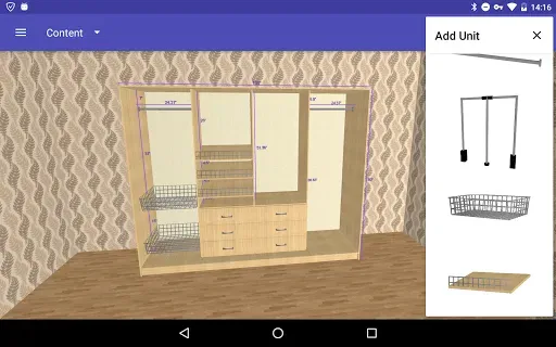 Скриншот 2 — Шкаф-Купе: 3D Конструктор