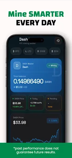 Скриншот 4 — Giga Bitcoin Miner, BTC Mining