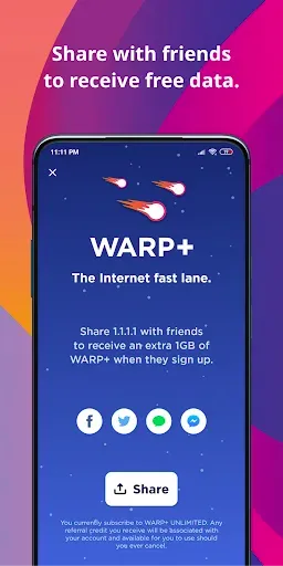 Скриншот 4 — 1.1.1.1 + WARP: Safer Internet
