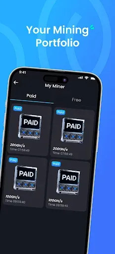 Скриншот 5 — Приложение CloudMineX Mining