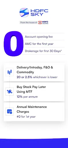 Скриншот 2 — HDFC SKY: Demat Stocks IPO MF