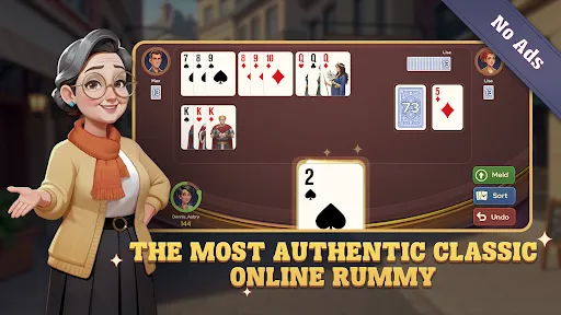 Скриншот 1 — Rummy City : Cozy & Classic