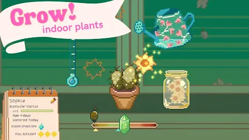 Скриншот 1 — Window Garden - Lofi Idle Game