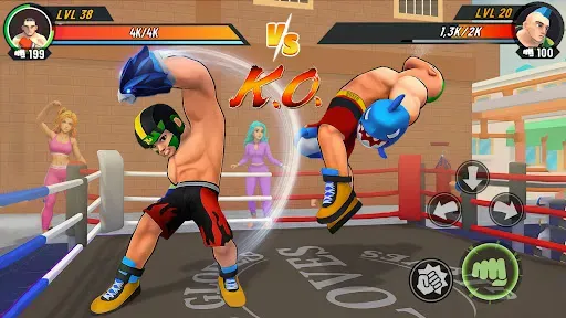 Скриншот 1 — Boxing King Idle Clicker Games