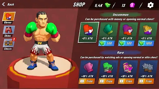 Скриншот 6 — Boxing King Idle Clicker Games