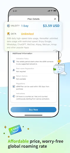 Скриншот 5 — CMLink eSIM: Global eSIM Plan