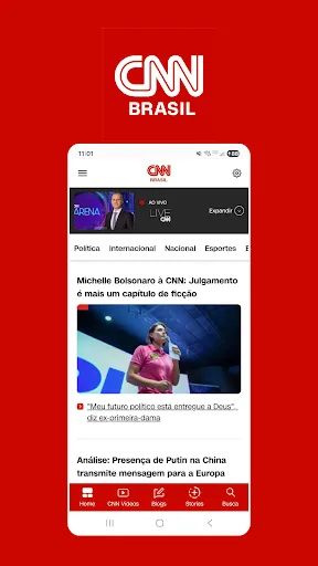 Скриншот 1 — CNN Brasil