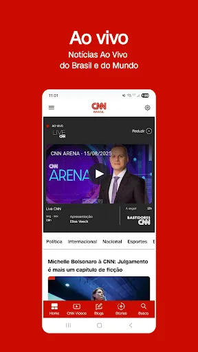 Скриншот 2 — CNN Brasil