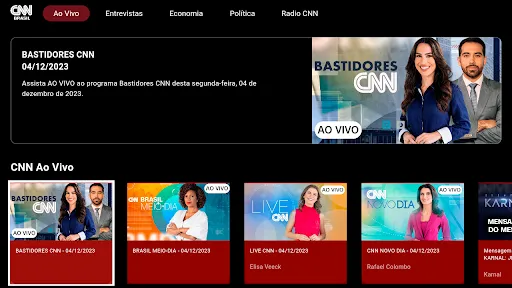Скриншот 5 — CNN Brasil Android TV