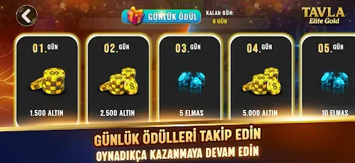 Скриншот 5 — Tavla Elite Gold (Backgammon)