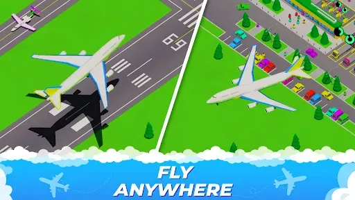 Скриншот 5 — Idle Airplane: Factory Tycoon