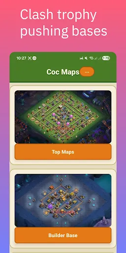 Скриншот 1 — Clash of Clans Bases & Maps