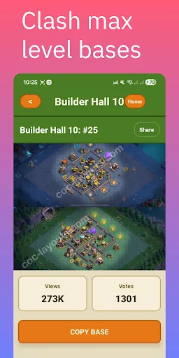 Скриншот 6 — Clash of Clans Bases & Maps