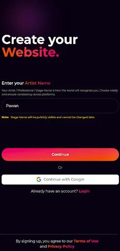Скриншот 8 — StarClinch for Artists