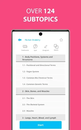 Скриншот 2 — Medical Terminology Learning Q