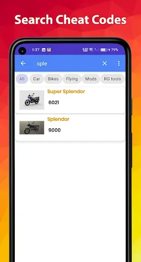 Скриншот 2 — bike game cheat codes