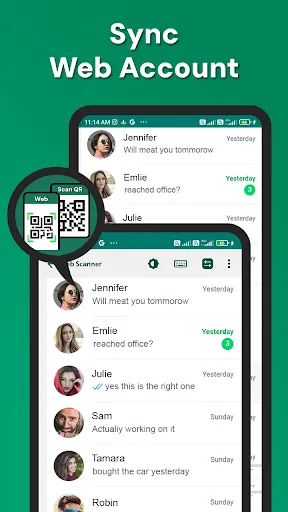 Скриншот 2 — Web Scanner - Dual Chat App