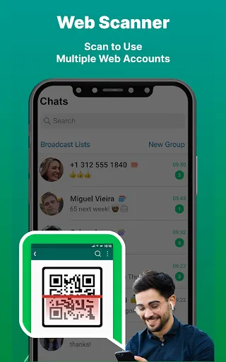 Скриншот 7 — Web Scanner - Dual Chat App