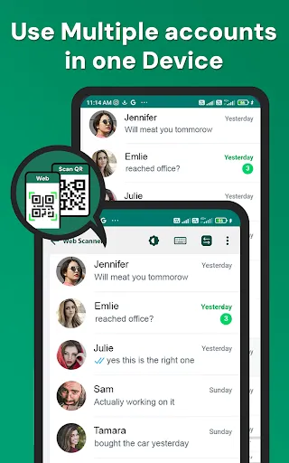 Скриншот 8 — Web Scanner - Dual Chat App