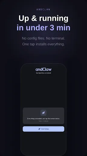 Скриншот 1 — OpenClaw for Android – andClaw