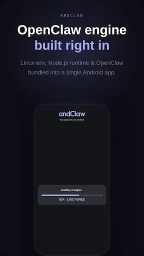 Скриншот 2 — OpenClaw for Android – andClaw