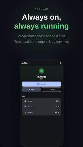 Скриншот 4 — OpenClaw for Android – andClaw