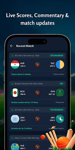 Скриншот 1 — Live Cricket TV HD Streaming