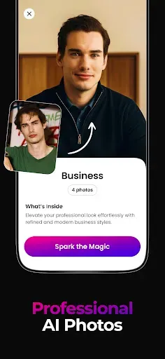 Скриншот 3 — Magic Retake: AI Photo Editor