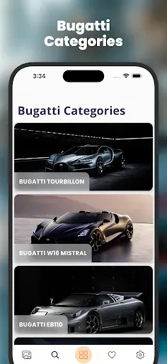 Скриншот 6 — Car Wallpapers For Bugatti 4K