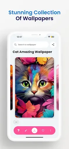 Скриншот 4 — Cute Cat Wallpapers HD - 4K