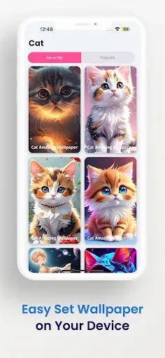 Скриншот 5 — Cute Cat Wallpapers HD - 4K