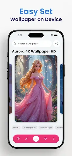 Скриншот 5 — Princess Wallpapers 8K | HD