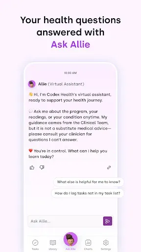 Скриншот 4 — Allie - your wellness app