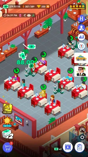 Скриншот 6 — Hotel Empire Tycoon－Кликер