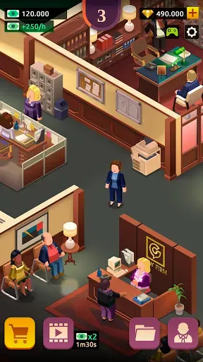 Скриншот 5 — Law Empire Tycoon - Idle Game