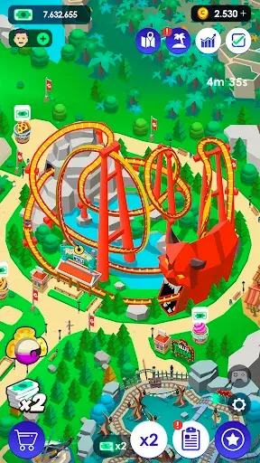 Скриншот 5 — Idle Theme Park Tycoon