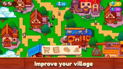 Скриншот 2 — Idle Town Master - Pixel Game