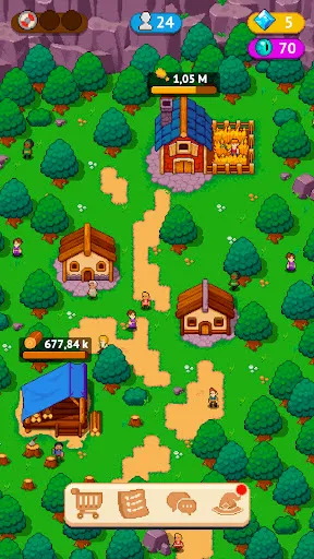 Скриншот 5 — Idle Town Master - Pixel Game
