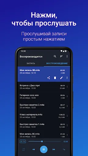 Скриншот 3 — Простой диктофон