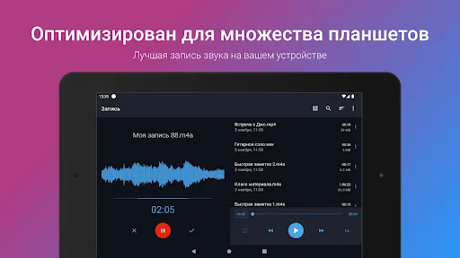 Скриншот 7 — Простой диктофон