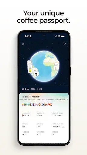 Скриншот 2 — Coffi - Coffee Tracker