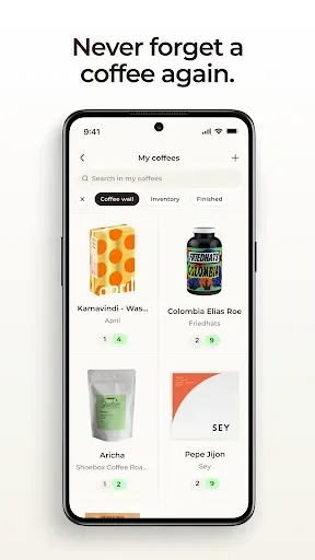 Скриншот 4 — Coffi - Coffee Tracker