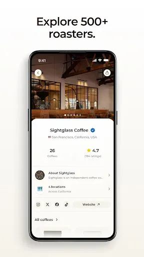 Скриншот 5 — Coffi - Coffee Tracker
