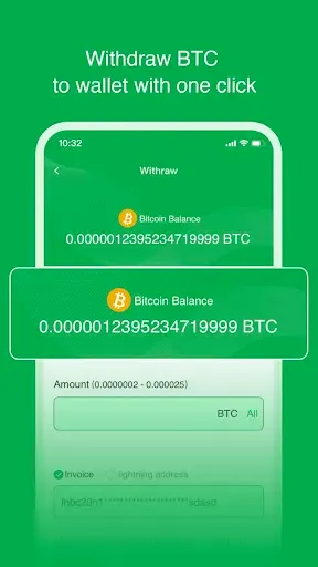 Скриншот 3 — BtcCoin-Cloud Miner Mining